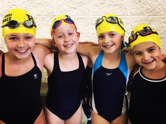 Hurricane Swimmers at First Meet